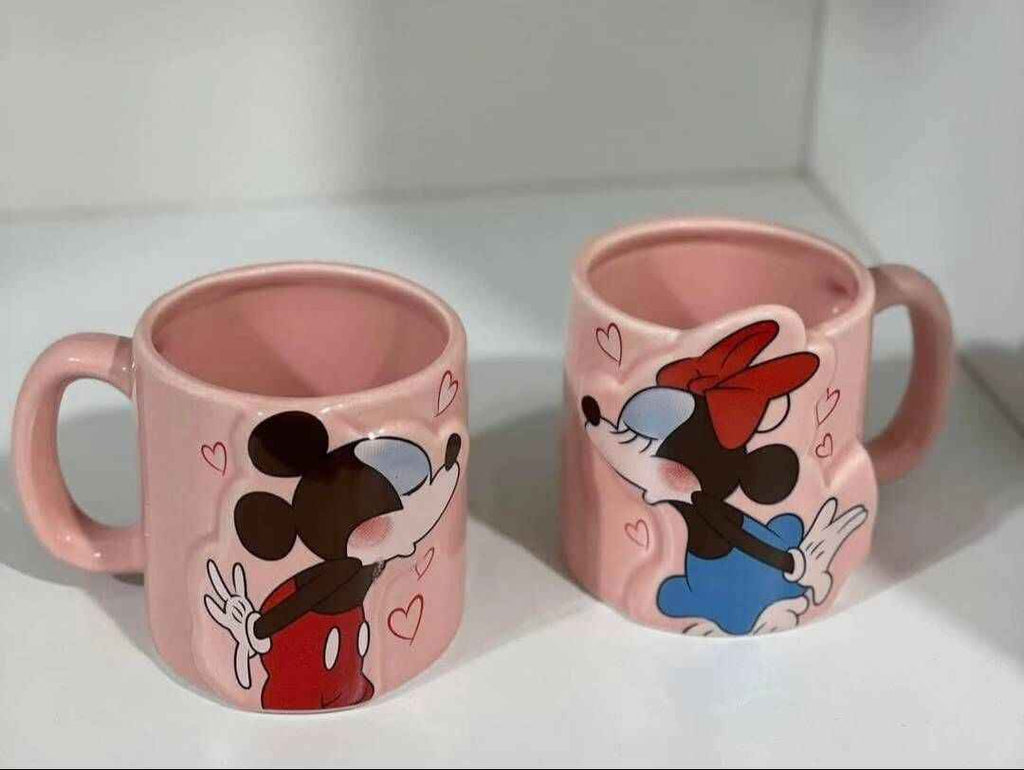 💖 أكواب ديزني المزدوجة - حب، ضحك، وسحر! 🦆💋🧡 | دونالد وديزي، ميكي وميني، توم وجيري 🐱🐭